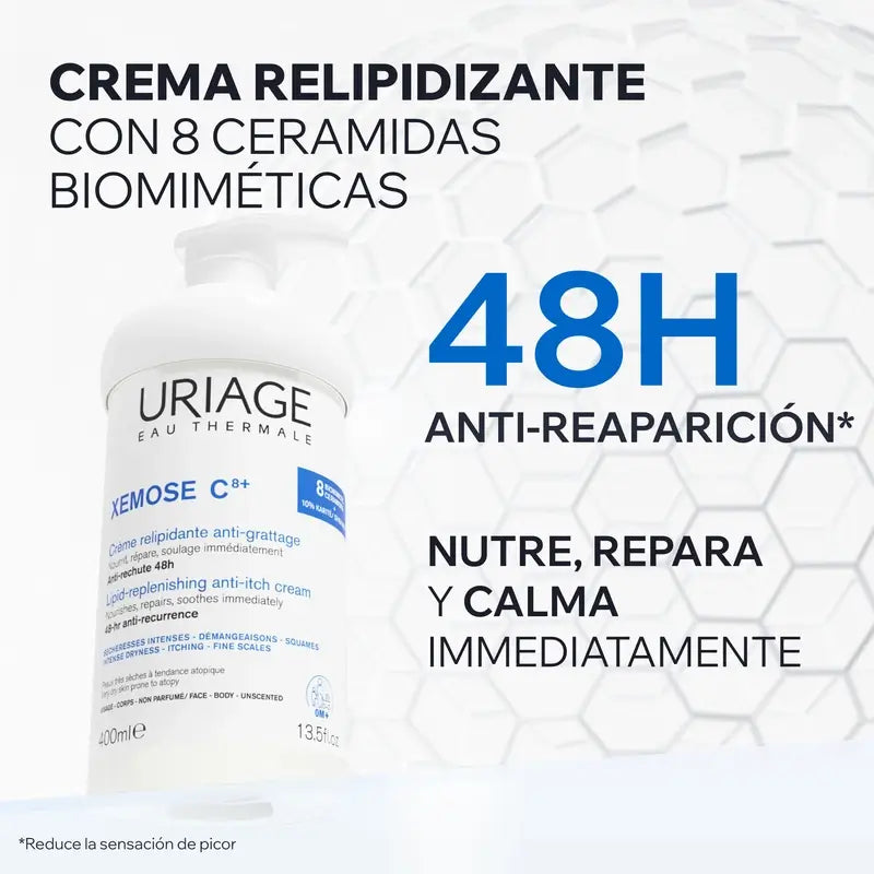 Uriage Xemose C8+ Crema Relipidante Antiprurito 400ml
