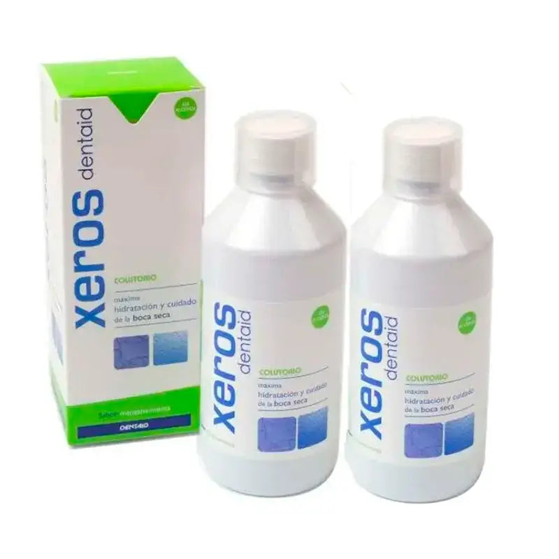 Xeros Dentaid Duplo Collutorio, 2 x 500 Ml