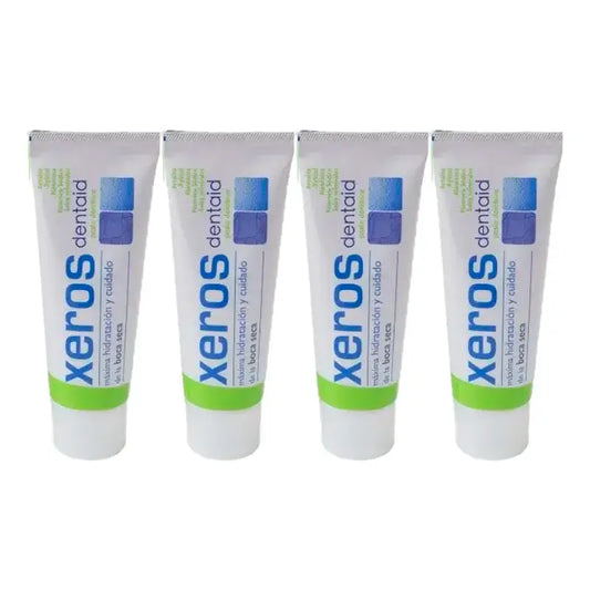 Xeros Dentaid Dentifricio, Confezione 4 x 75 ml