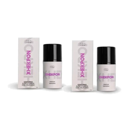 Xhekpon Crema per il contorno occhi, confezione da 2 x 15 ml