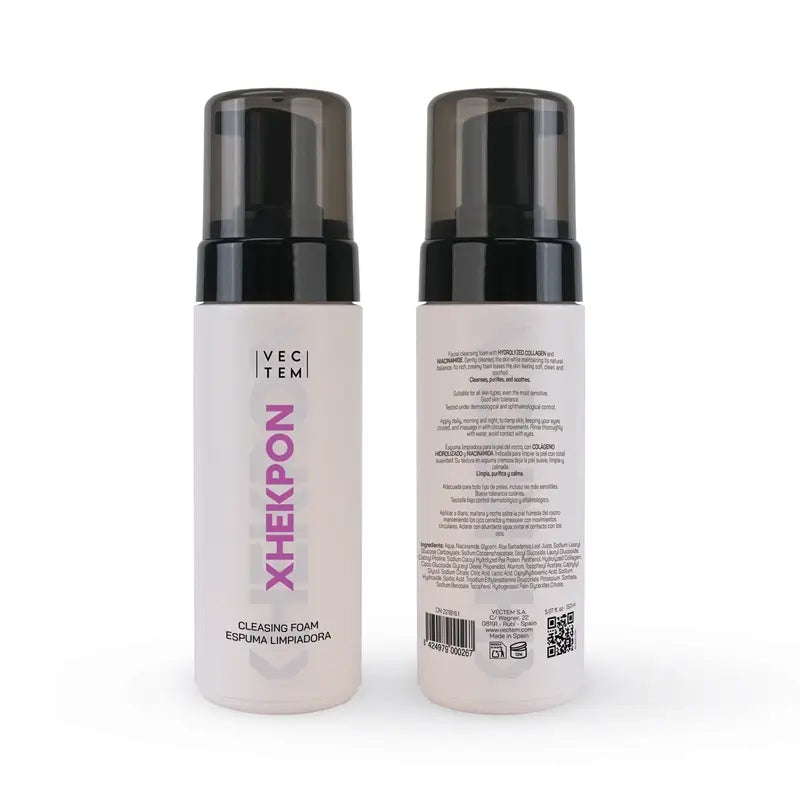 Xhekpon Schiuma detergente al collagene, 150 ml