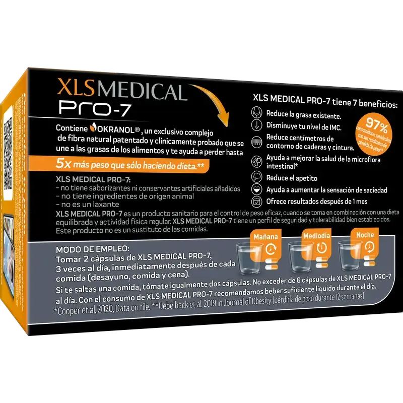 XLS Medical PRO 7 Capsule, Confezione da 2 unità
