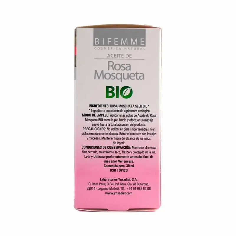 Ynsadiet Olio di Rosa Mosqueta Bio, 30 ml