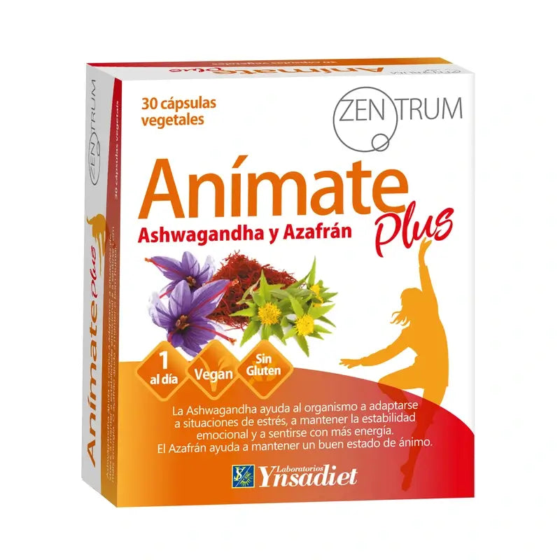 Ynsadiet Animate Plus. Stress, umore ed energia, 30 capsule