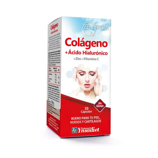 Ynsadiet Collagene+Acido ialuronico Zentrum, 30 capsule
