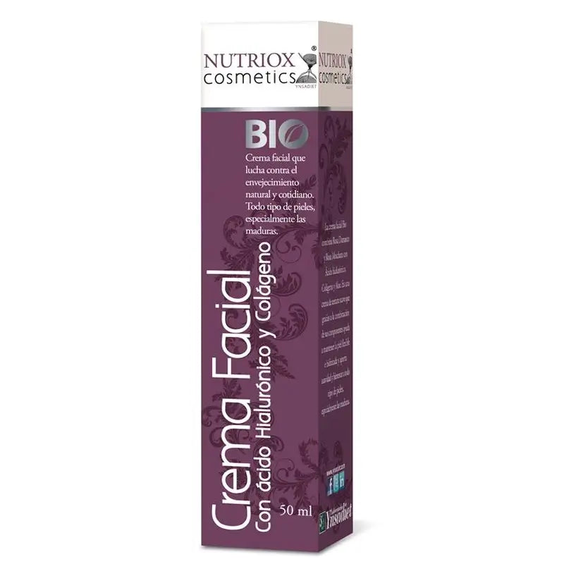Ynsadiet Bio Crema viso con Ac. Y Colag, 50 ml