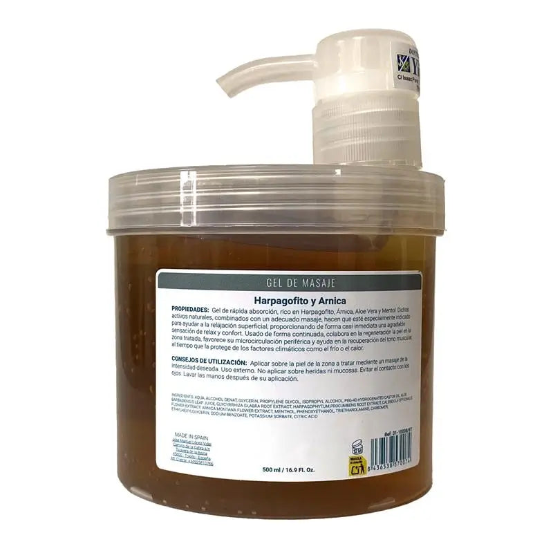 Ynsadiet Gel muscolare effetto rilassante Arnica-Harpago 500Ml