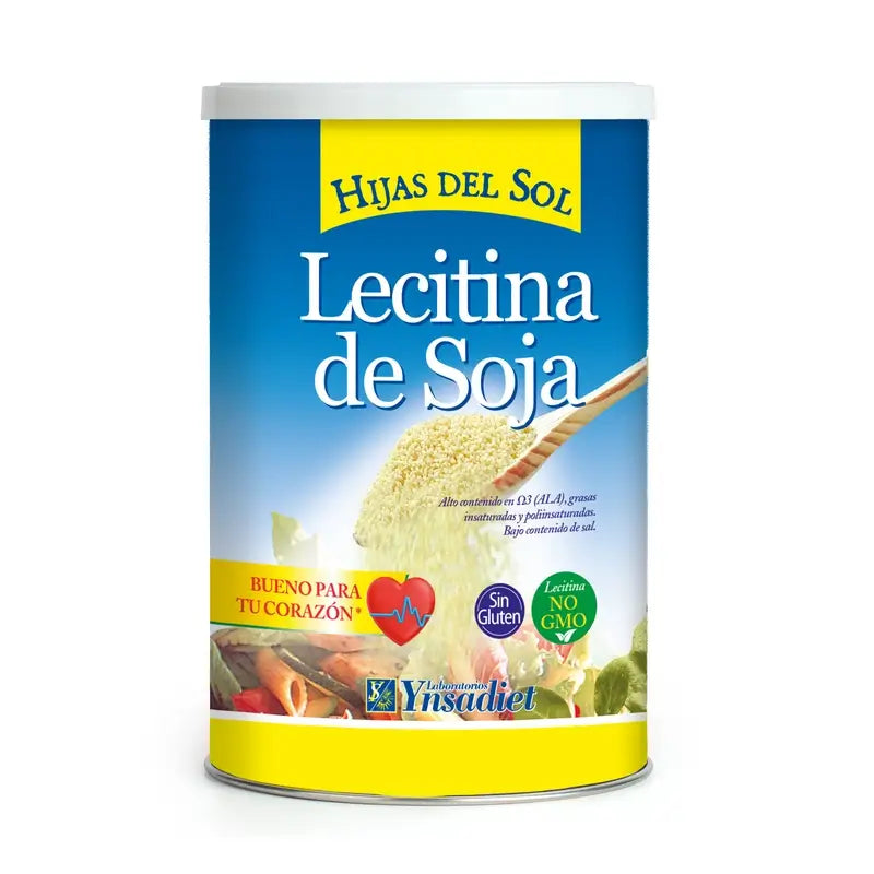 Ynsadiet Lecitina granulare di soia in barattolo, 450 gr.