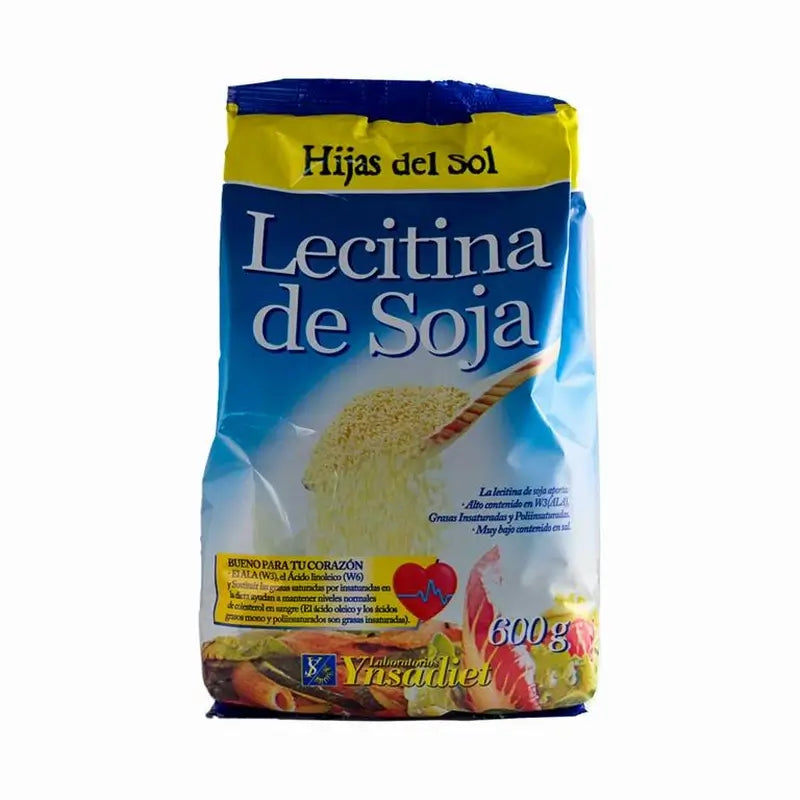 Ynsadiet Lecitina di soia granulata OGM in busta , 600 gr