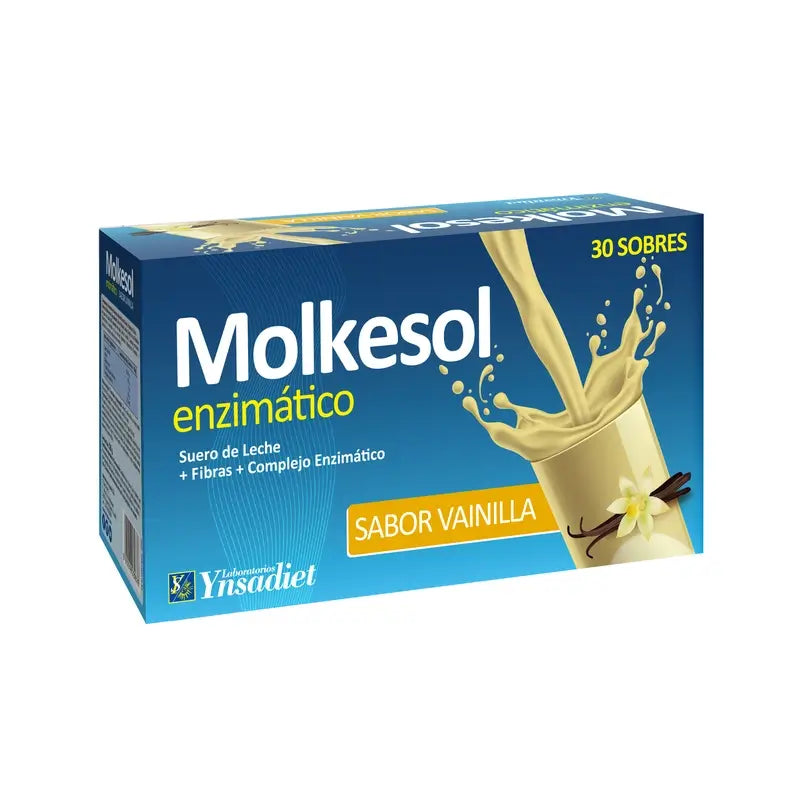 Ynsadiet Molkesol B + Enzyme Vanilla , 30 bustine