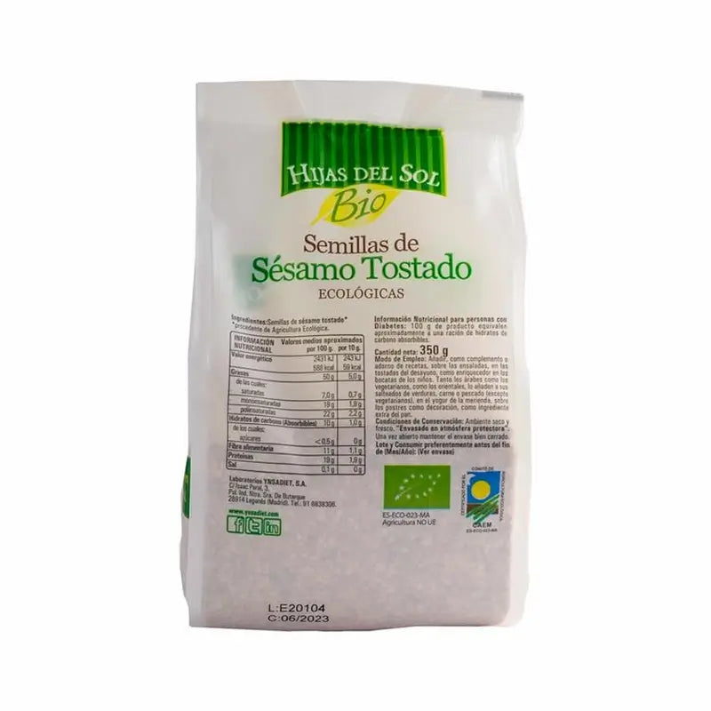 Ynsadiet Semi di sesamo tostati 350Gr. Hijas Del Sol