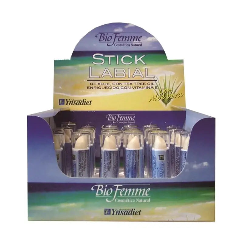 Ynsadiet Stick labbra all'aloe con albero del tè, 4 gr