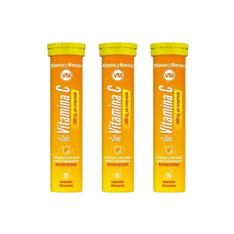 Ynsadiet Vitamina C + Zinco Confezione 3 x 20 Compresse Effervescenti
