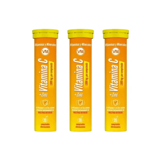 Ynsadiet Vitamina C + Zinco Confezione 3 x 20 Compresse Effervescenti