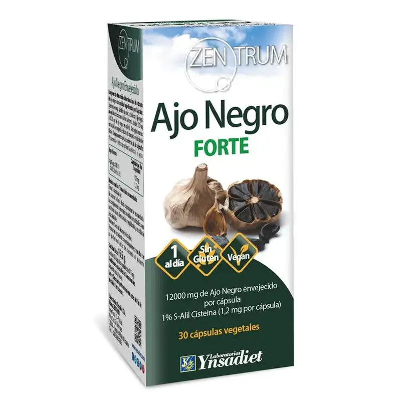 Ynsadiet Zentrum Estratto di aglio nero Forte , 30 capsule