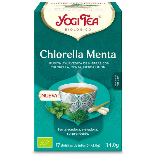Tè Yogi Clorella Menta Piperita 17Infusioni