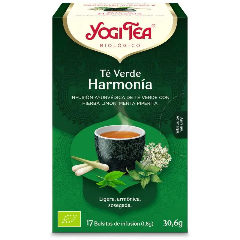 Tè Yogi Tè Harmony Tè verde, 17 bustine