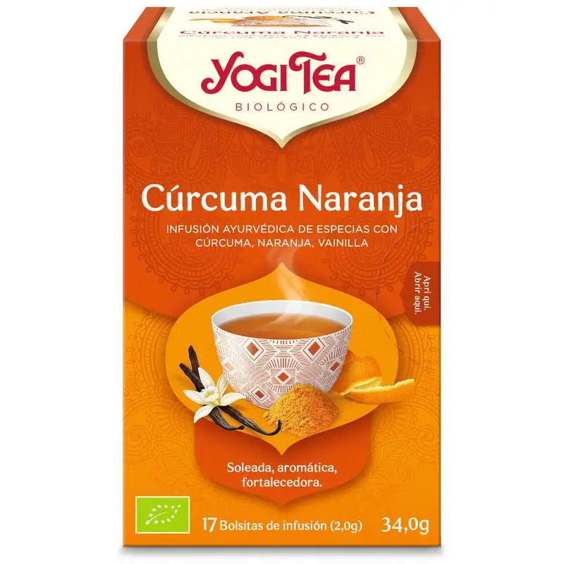 Yogi Tea Yogi Tea Curcuma Arancione, 17 X 2 Gr
