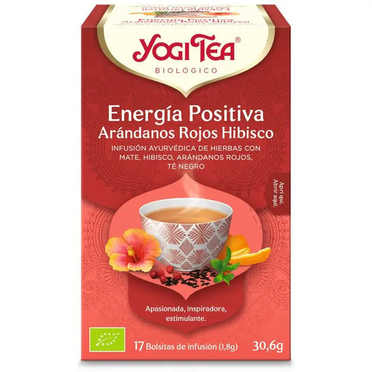 Yogi Tea Yogi Tea Energia Positiva Mirtillo Ibisco, 17 Bustine