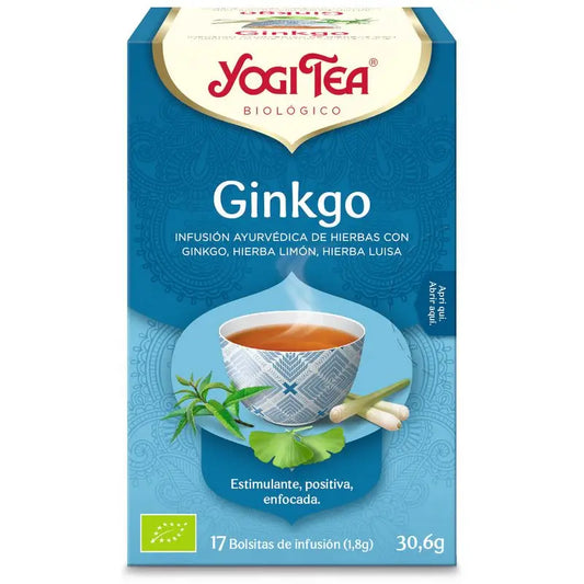 Yogi Tea Yogi Tea Ginkgo , 17 bustine da 1,8 grammi