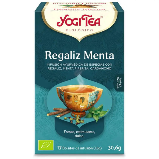Yogi Tea Yogi Tea Liquirizia e Menta Piperita, 17 X 1,8 Gr