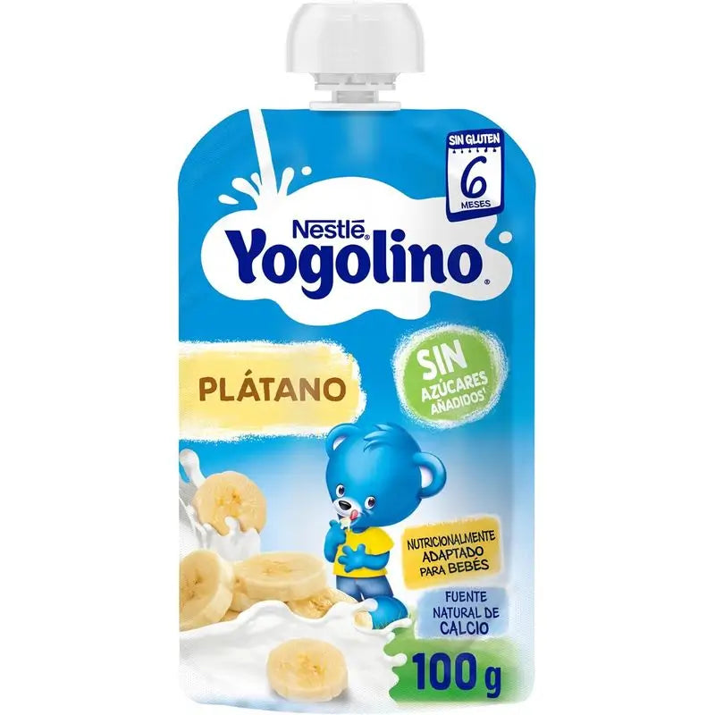 Yogolino Bustine alla banana senza zucchero, 100g x 8 unità