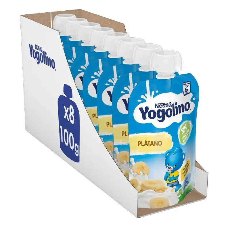 YOGOLINO Confezione di banane senza zucchero, 100g x 8 unità