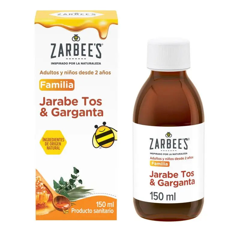 Zarbee's Cough & Throat Syrup Sciroppo per la tosse con miele, 150 ml