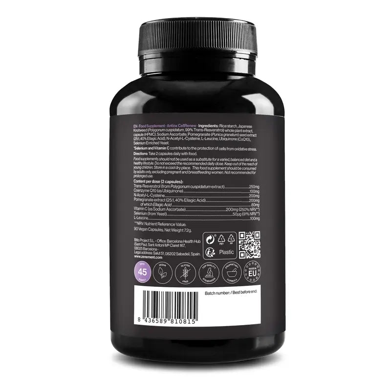 Zenement Antiox Cellrenew, 90 capsule vegane