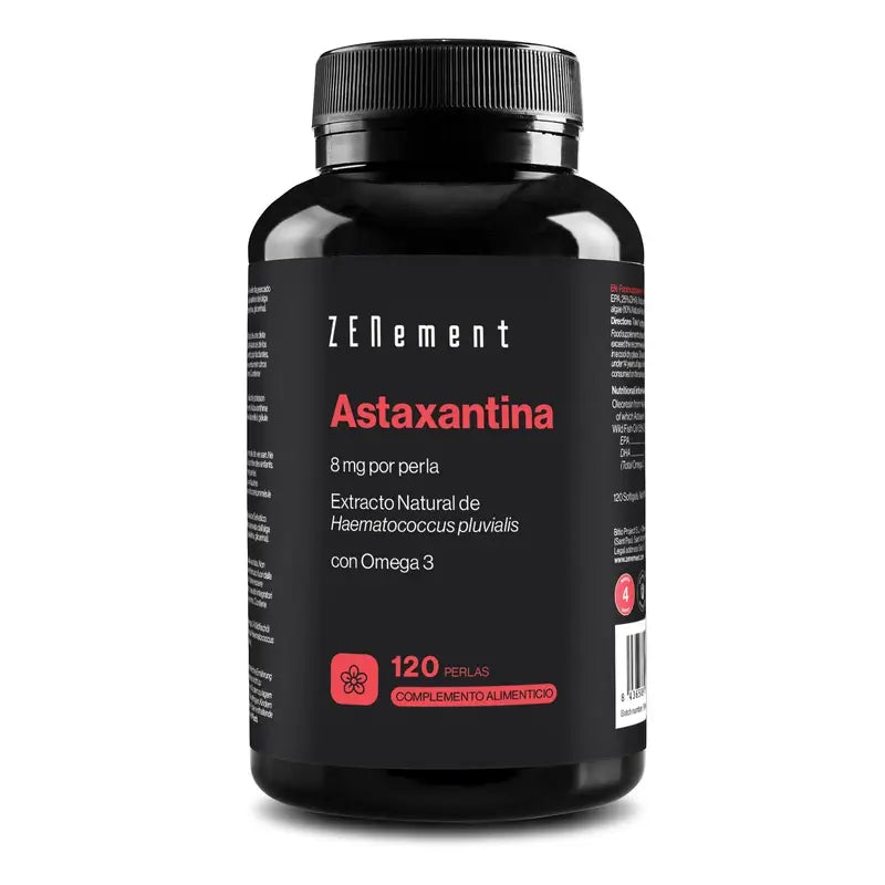 Zenement Astaxantina, 8 Mg, con Omega-3, 120 softgel