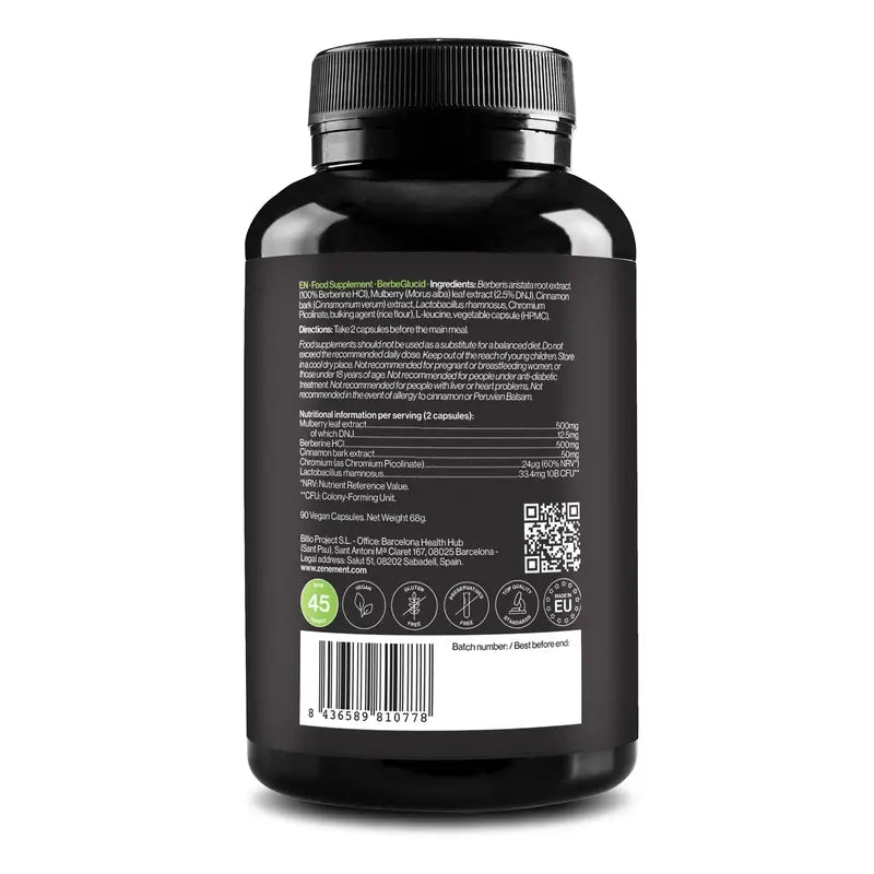 Zenement Berbeglucid, 90 capsule vegane