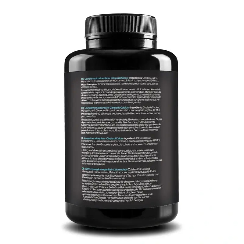 Zenement Calcio Citrato Vitamina D3 e K2, 120 capsule vegetali