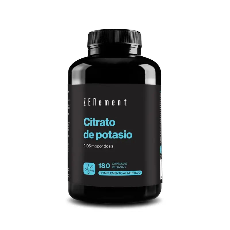 Zenement Citrato di potassio 2105 Mg, 180 capsule vegane