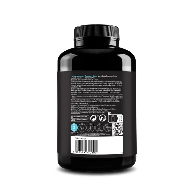 Zenement Citrato di potassio 2105 Mg, 180 capsule vegane