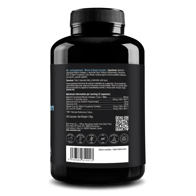 Complesso di collagene marino Zenement, 180 capsule