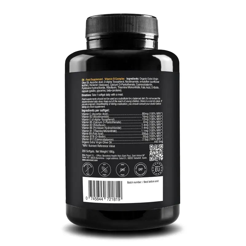 Complesso di vitamine B Zenement, 200 capsule morbide