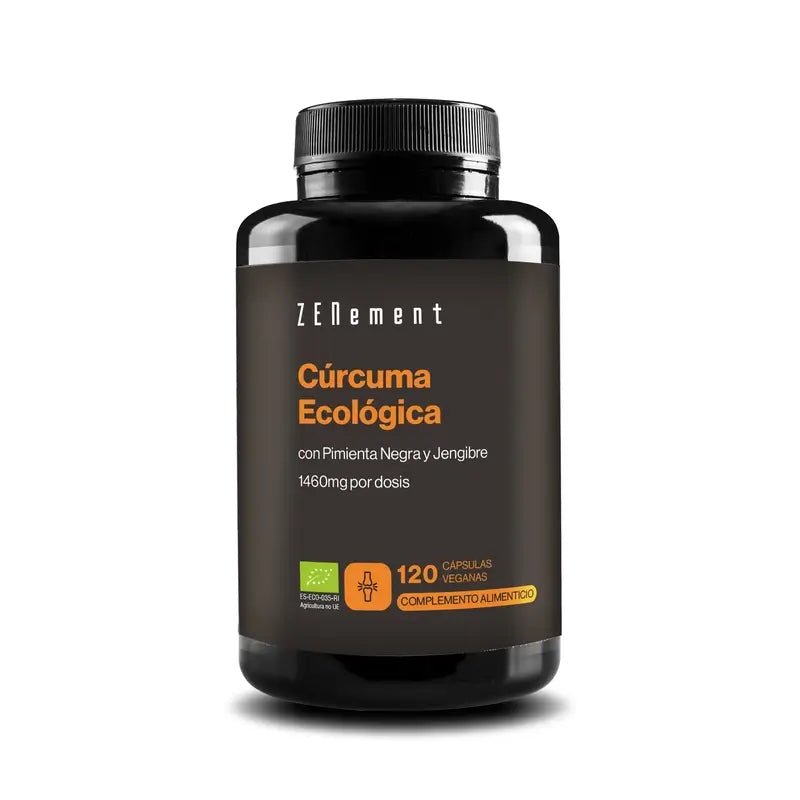 Zenement Curcuma biologica, 120 capsule vegane