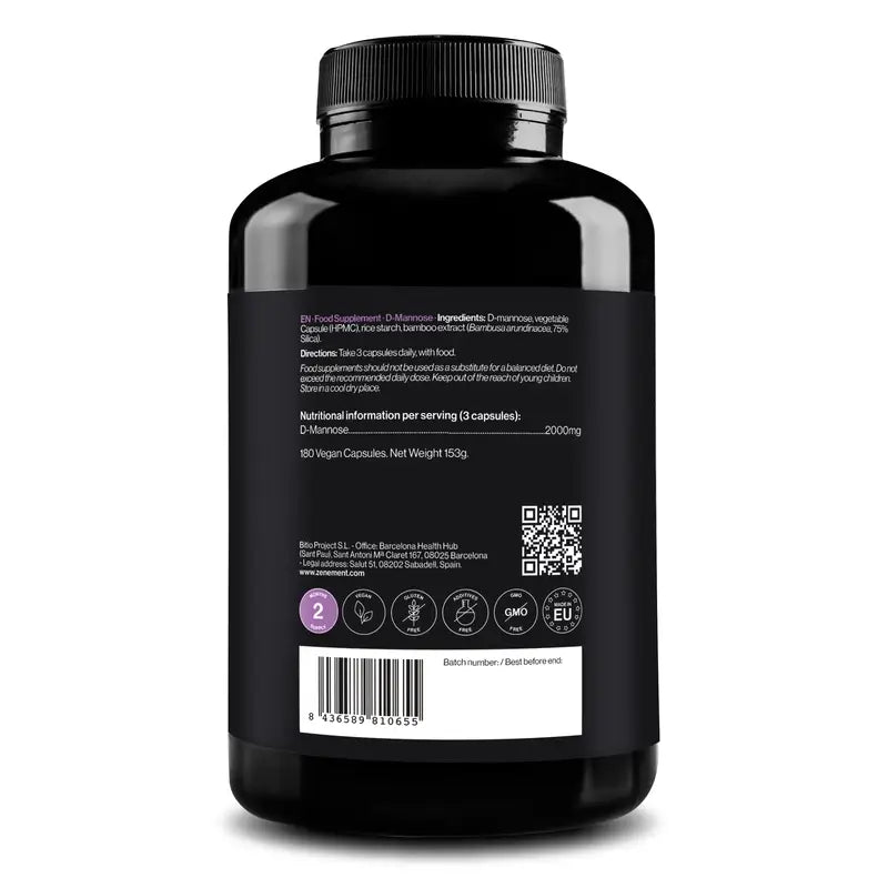 Zenement D-Mannosio, 180 capsule vegane