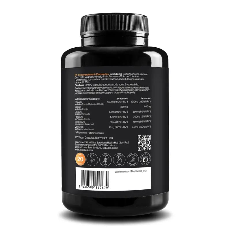 Zenement Electrolytes, 120 capsule vegane