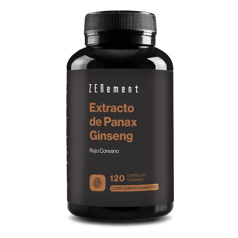 Zenement Estratto di Panax Ginseng rosso coreano, 120 capsule vegane