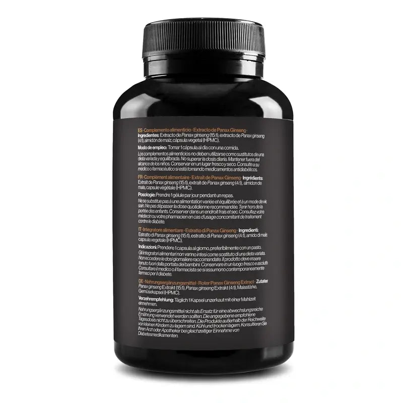 Zenement Estratto di Panax Ginseng rosso coreano, 120 capsule vegane