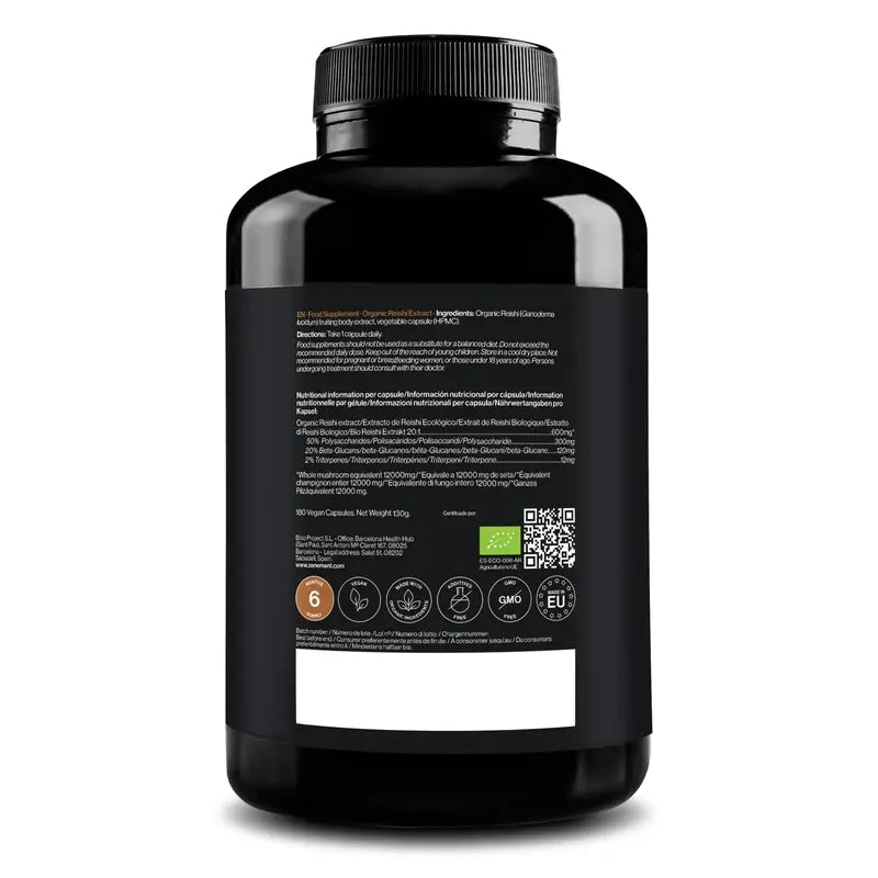 Estratto di Reishi biologico Zenement 180 capsule vegane