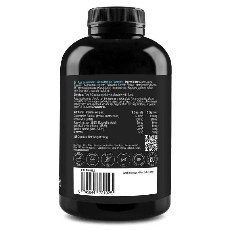 Complesso di glucosamina Zenement, 365 capsule