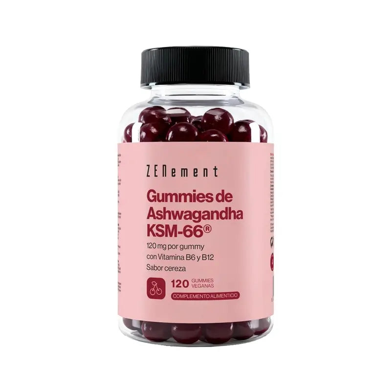 Zenement Gummies De Ashwagandha Ksm-66, 120 gummies vegane