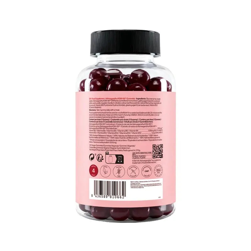 Zenement Gummies De Ashwagandha Ksm-66, 120 gummies vegane