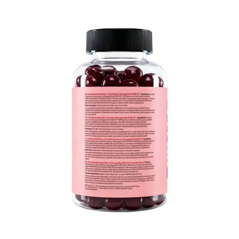 Zenement Gummies De Ashwagandha Ksm-66, 120 gummies vegane