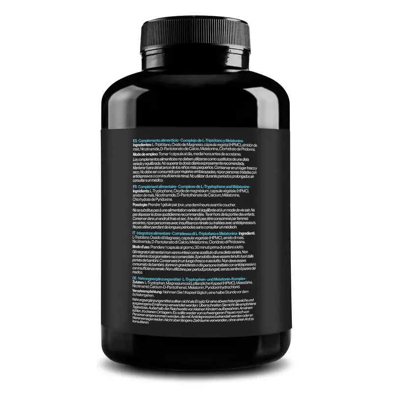 Complesso di L-triptofano e melatonina Zenement, 180 capsule vegane