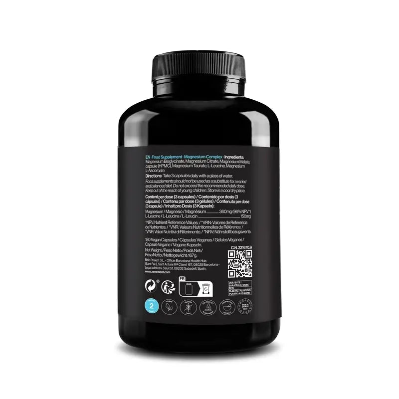 Zenement Magnesium Complex 5 In 1, 180 capsule vegane