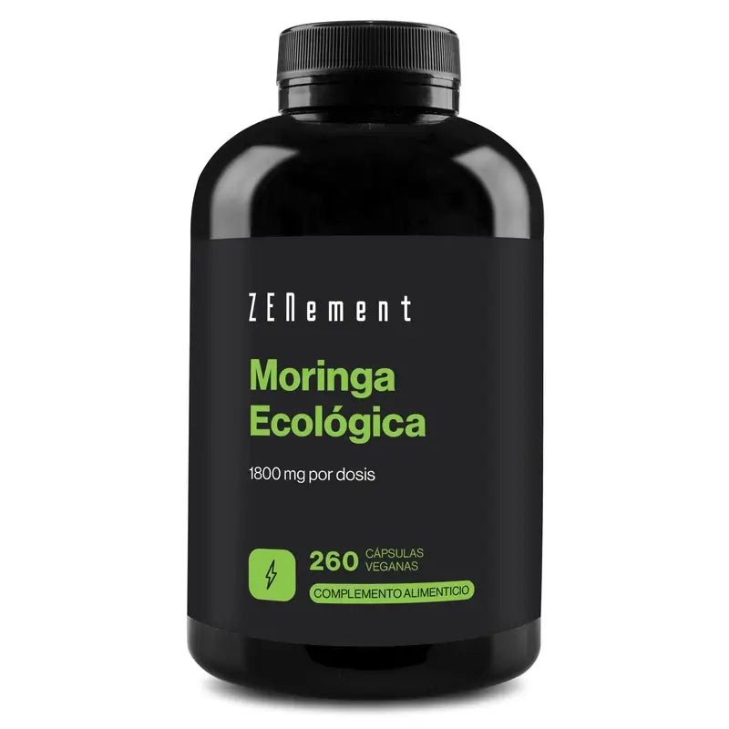 Zenement Moringa biologica, 260 capsule vegane