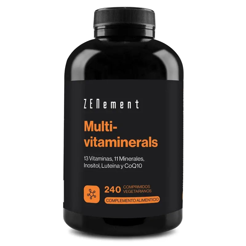 Zenement Multivitaminerals con luteina, 240 compresse vegetariane